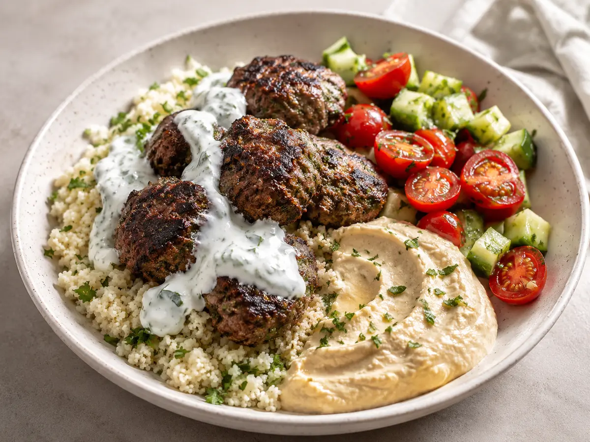 Beef Kofta Bowls recipe