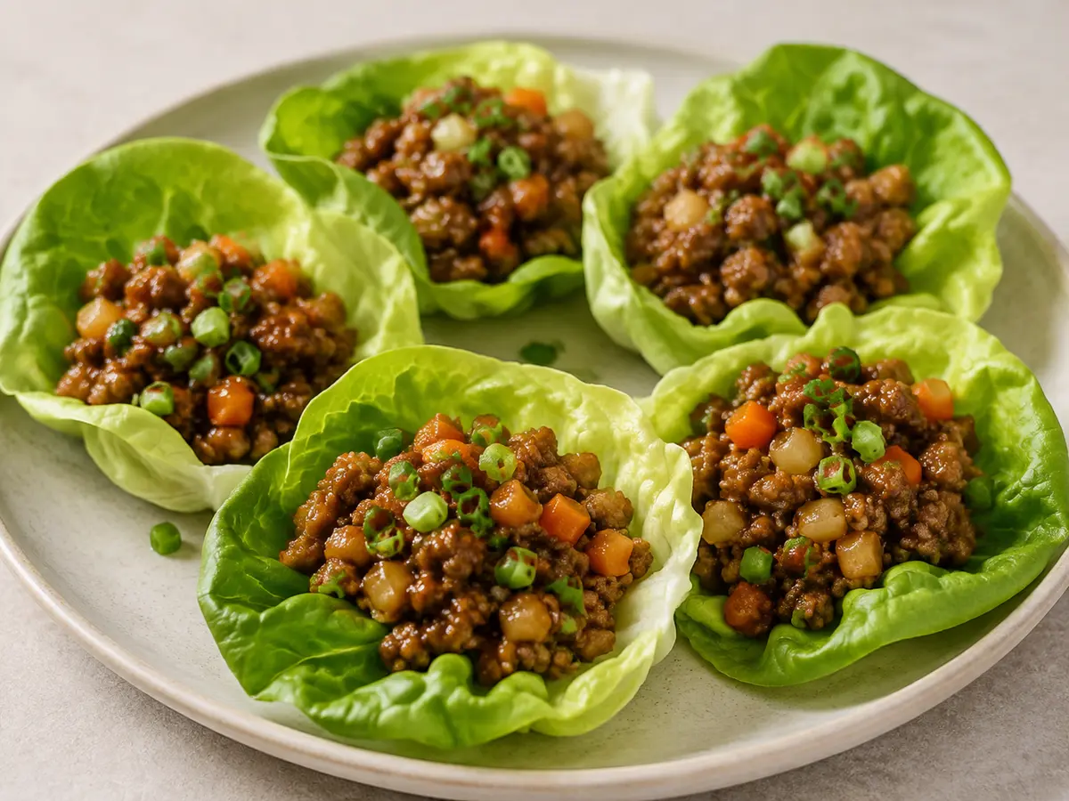Beef Lettuce Wraps recipe