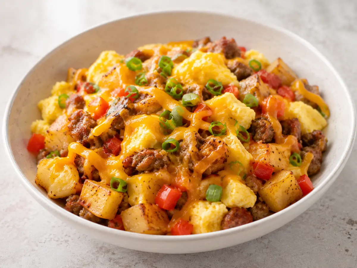 Breakfast Potato and Egg Bowls recipe