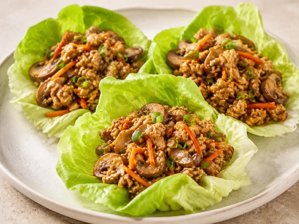 Bulgogi Turkey Lettuce Wraps recipe