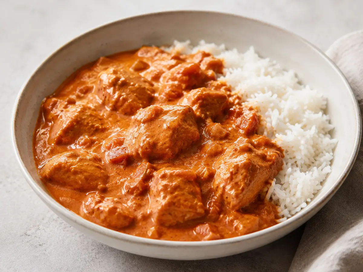 Butter Chicken Rice Bowls recipe