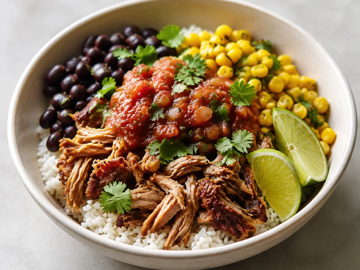 Carnitas Burrito Bowls recipe