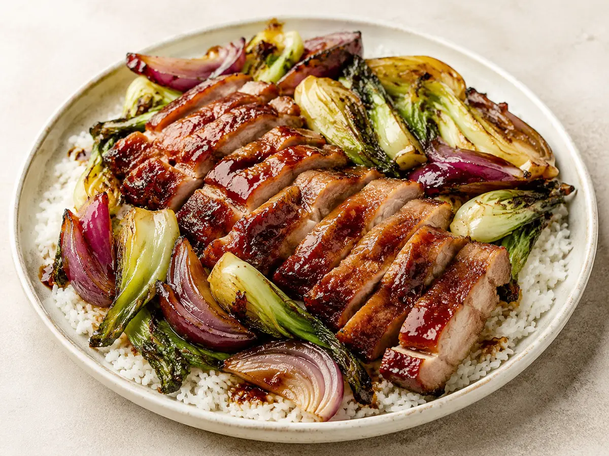 Char Siu Pork Sheet Pan recipe