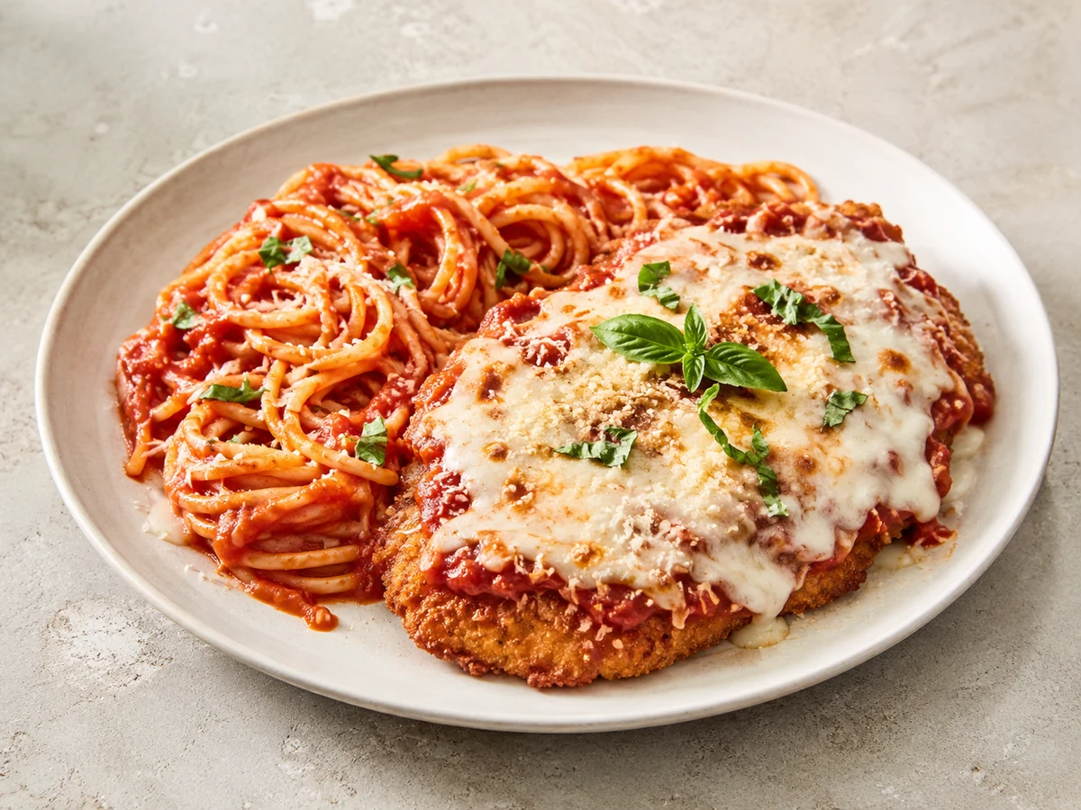 Chicken Parmesan Pasta recipe