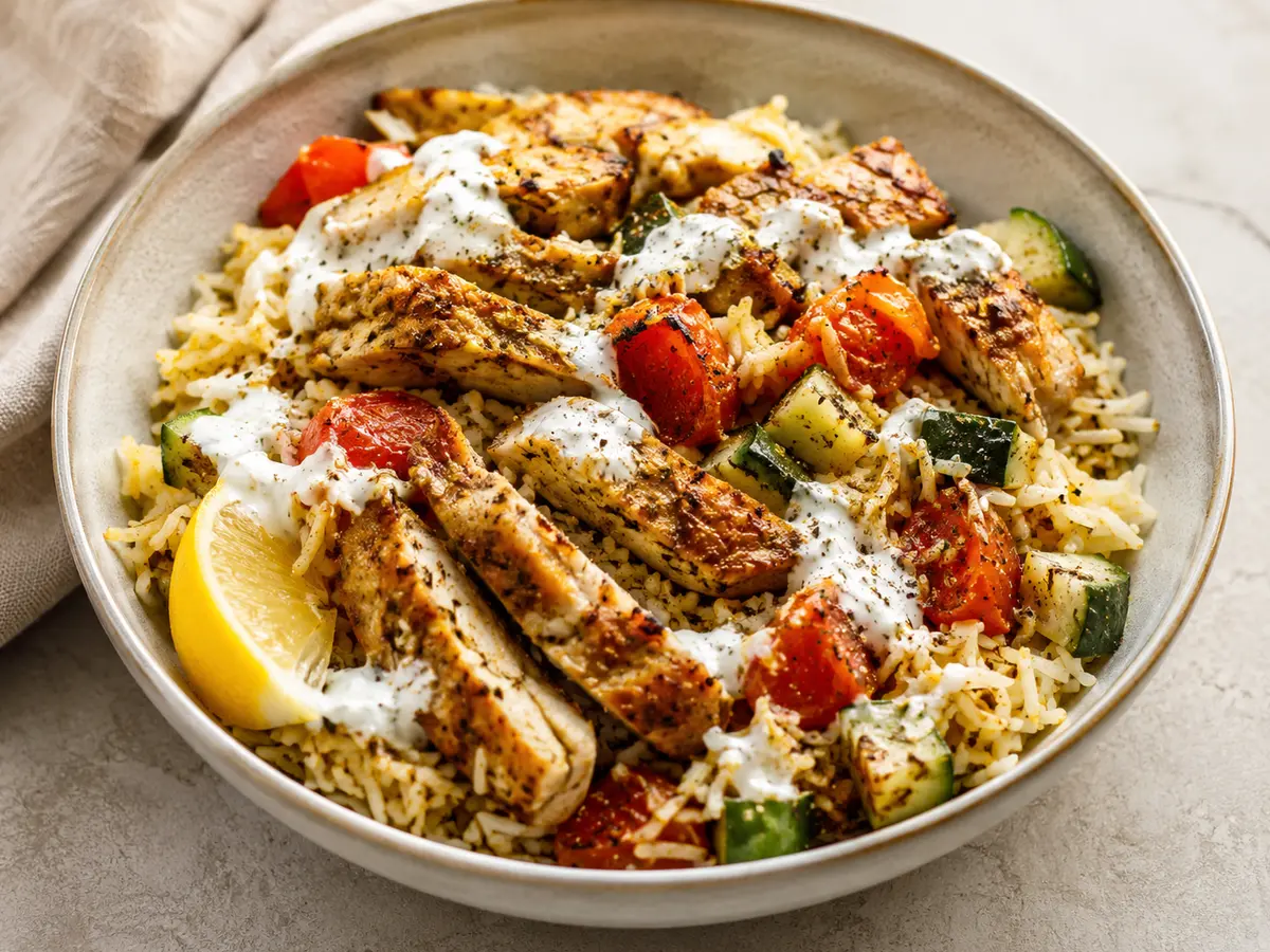 Chicken Shawarma Bowls recipe