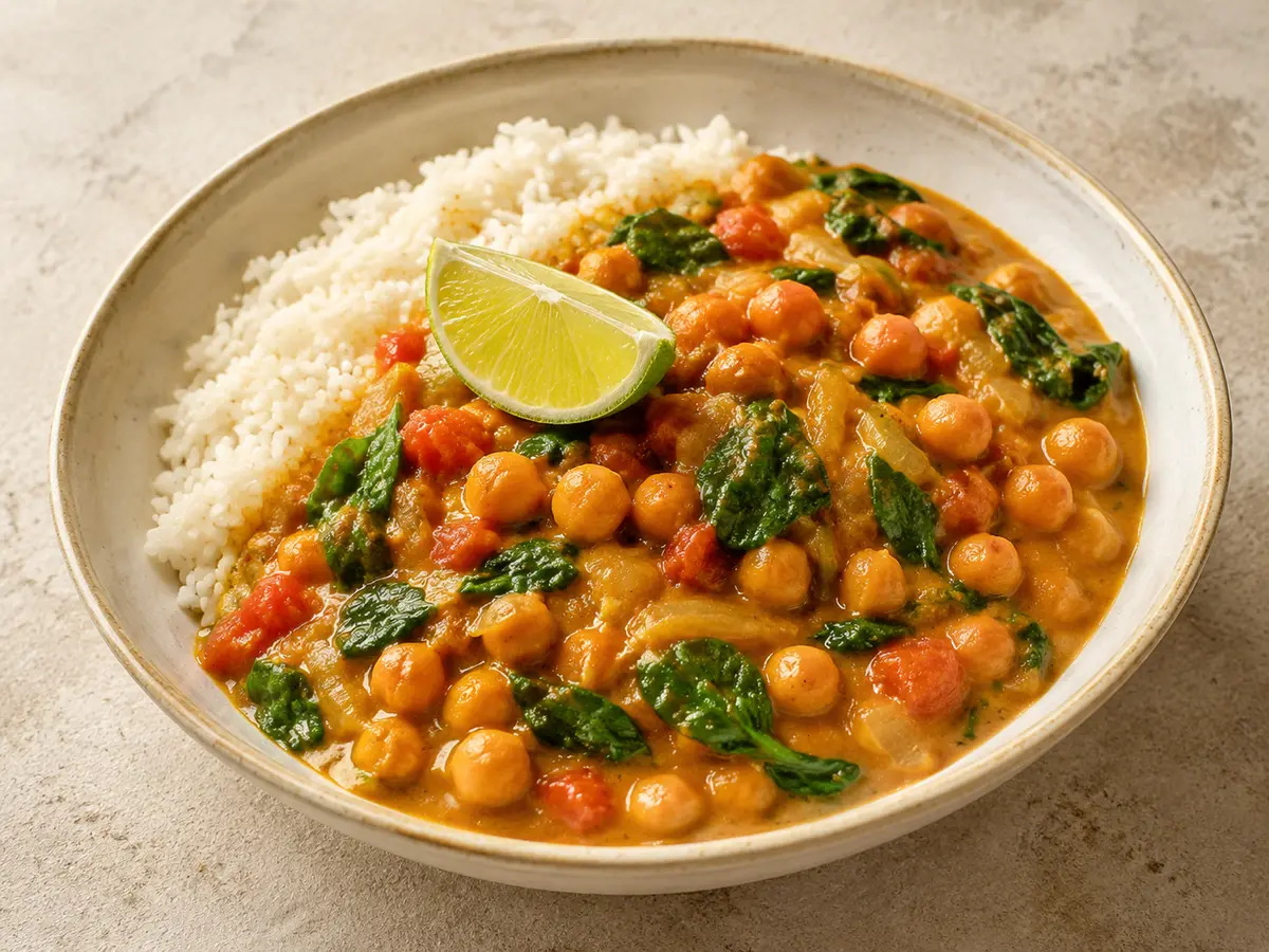 Coconut Chickpea Curry recipe