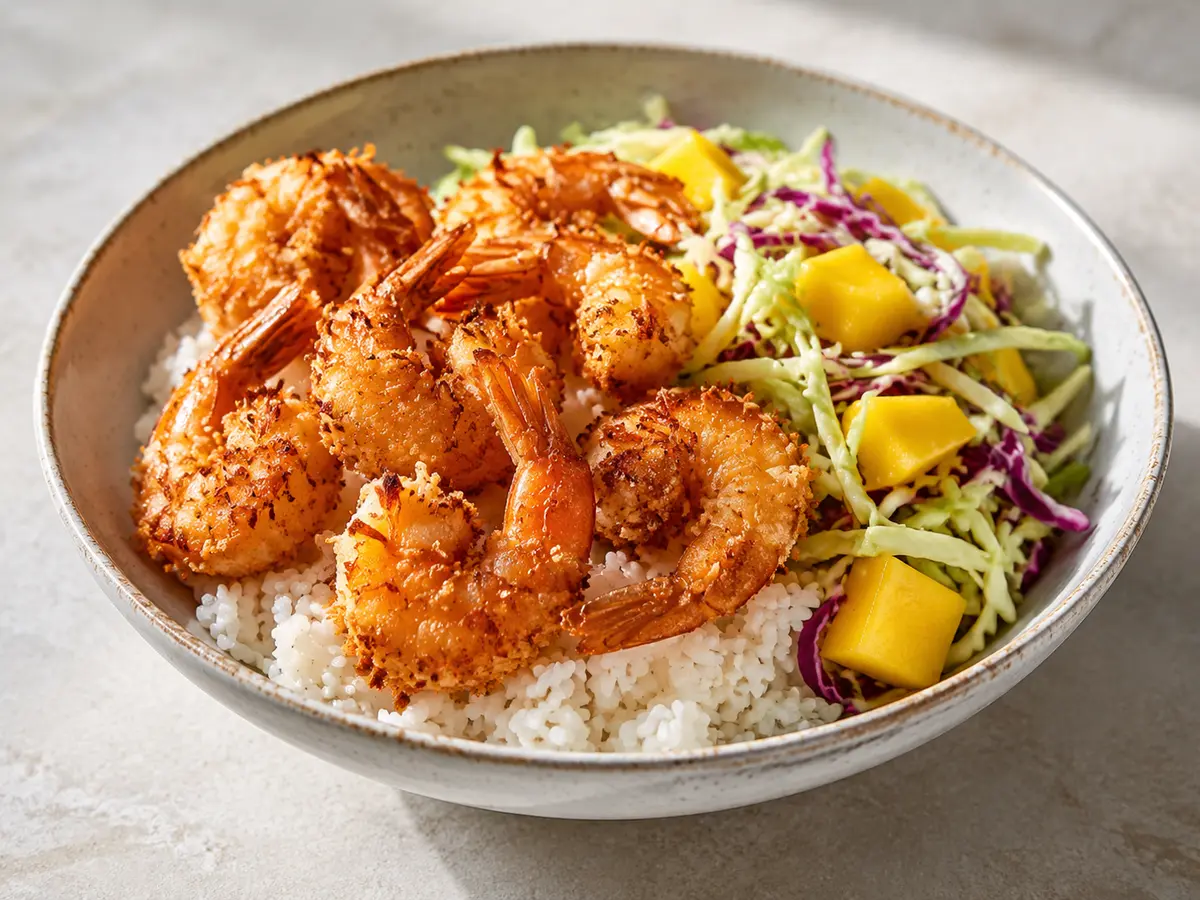 Coconut Shrimp Rice Bowls recipe