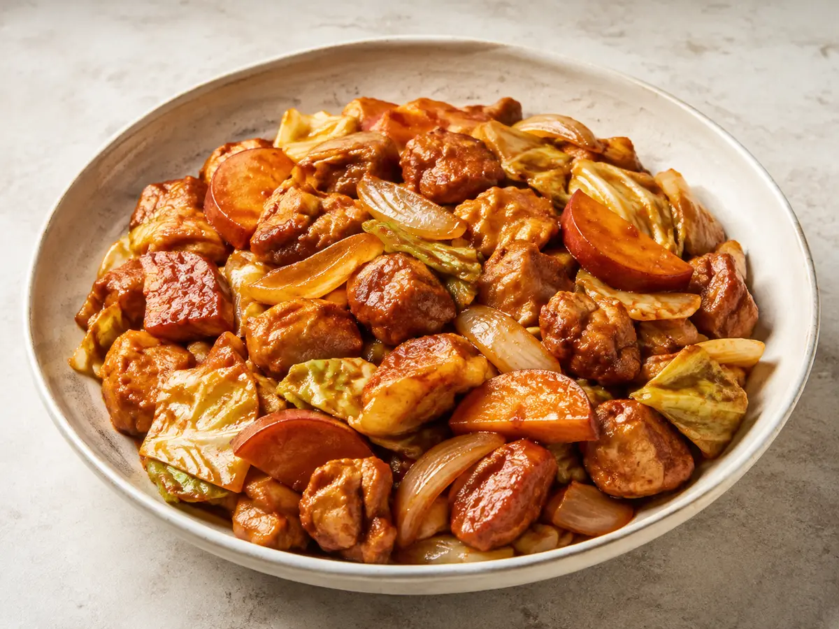 Dakgalbi Spicy Chicken recipe