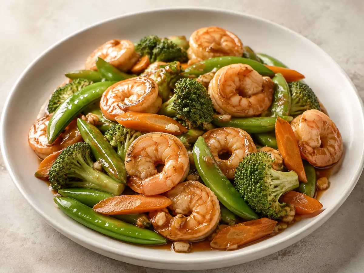 Garlic Shrimp Stir Fry recipe