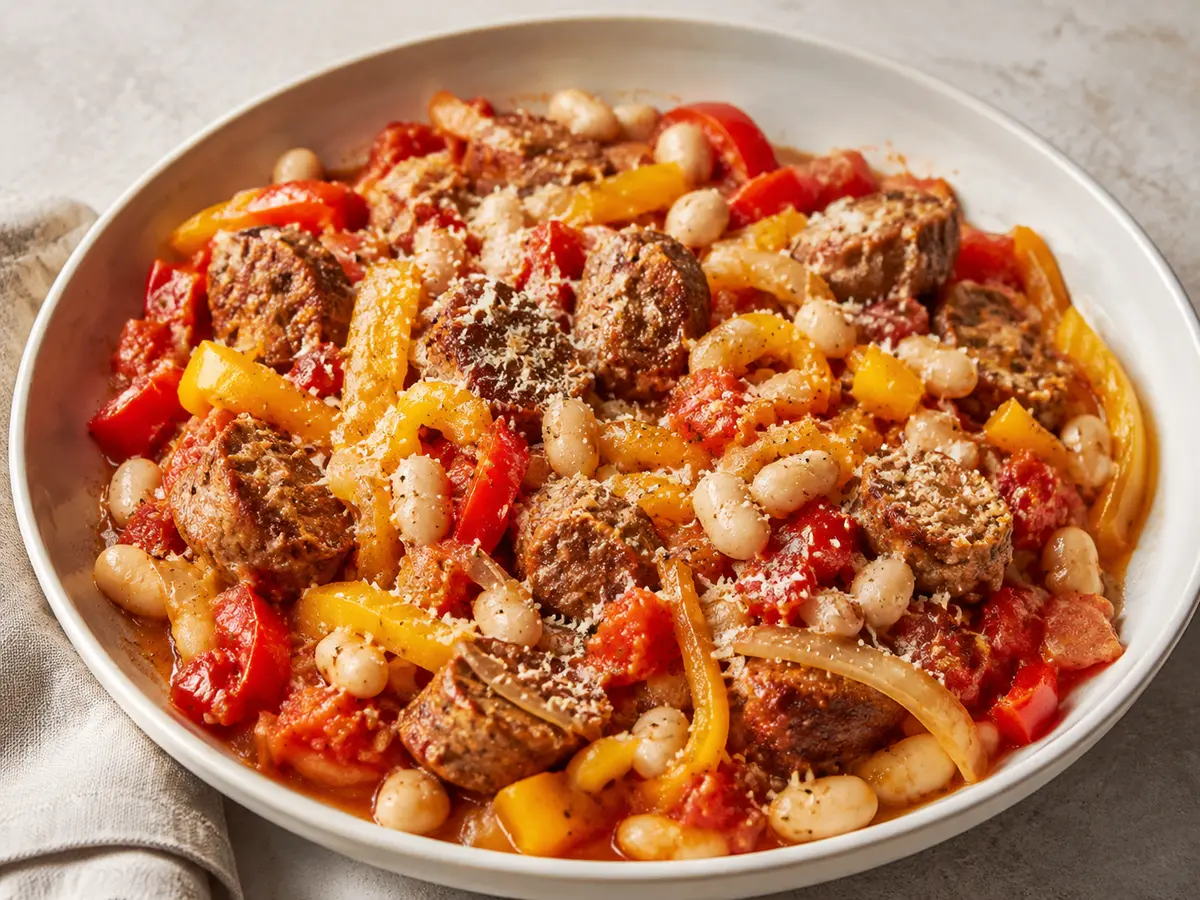 Italian Sausage and Pepper Skillet recipe