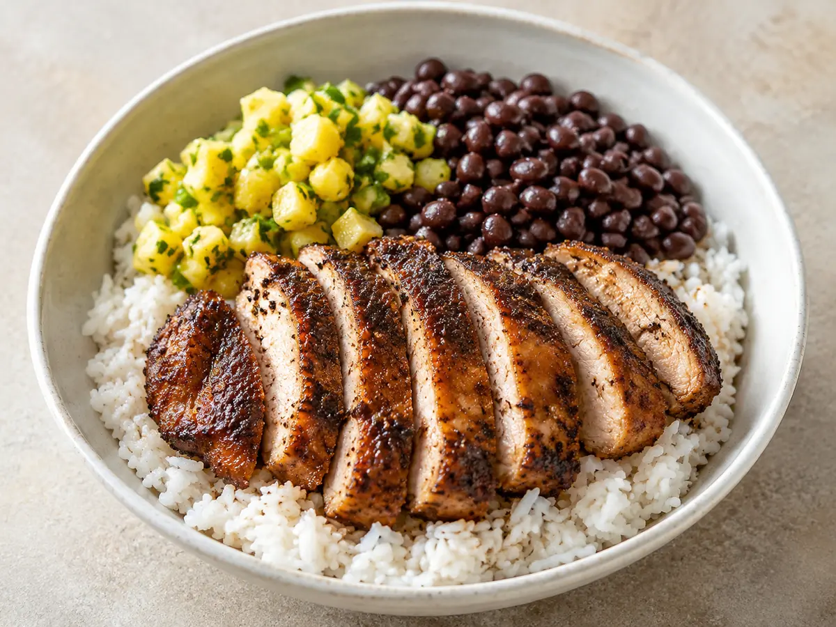 Jerk Chicken Rice Bowls recipe