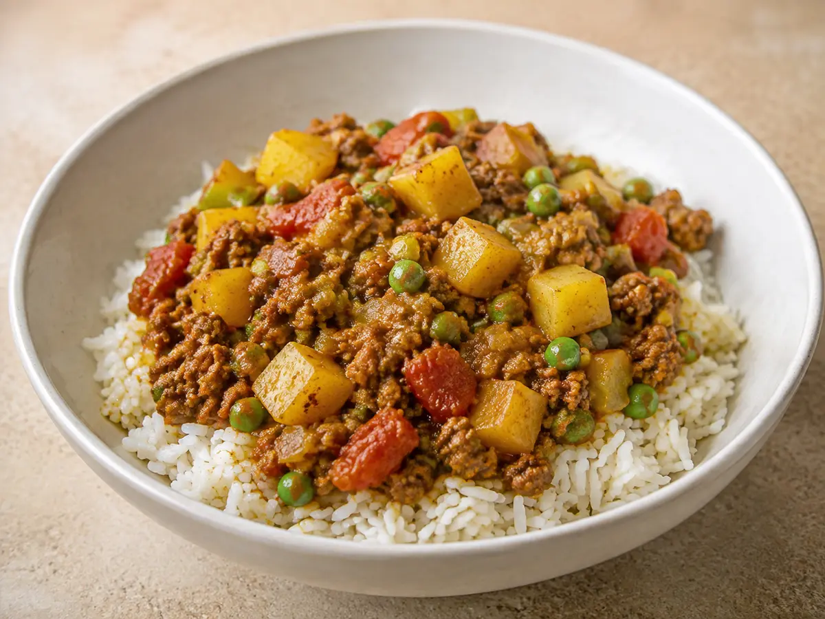 Keema Aloo Beef recipe