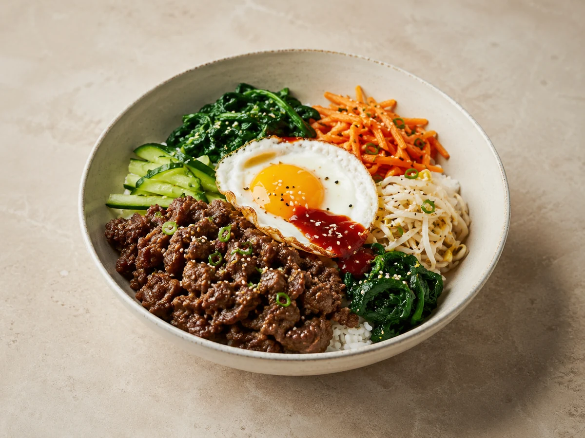 Korean Beef Bibimbap Bowls recipe