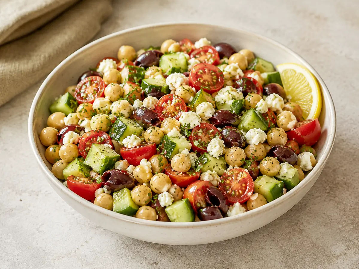 Mediterranean Chickpea Salad recipe