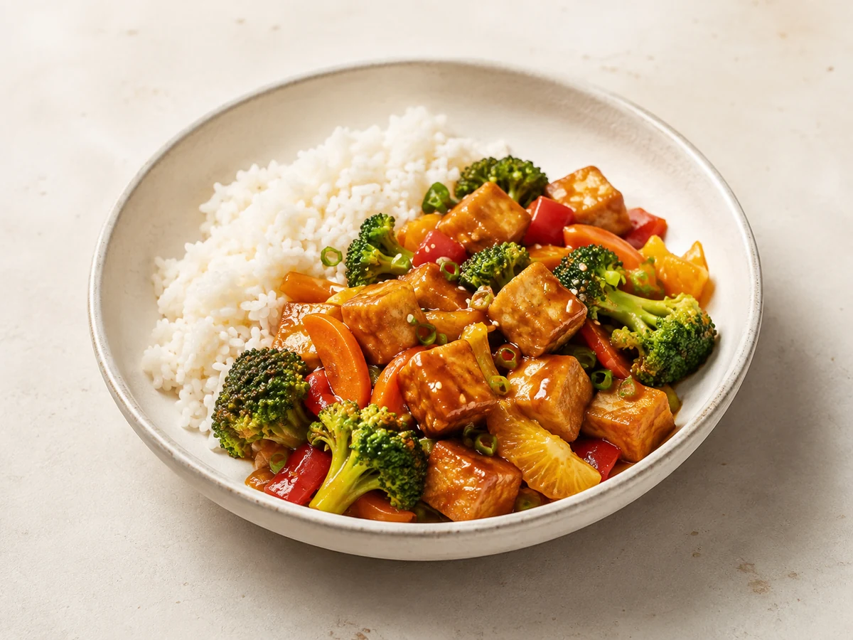 Orange Tofu Stir Fry recipe