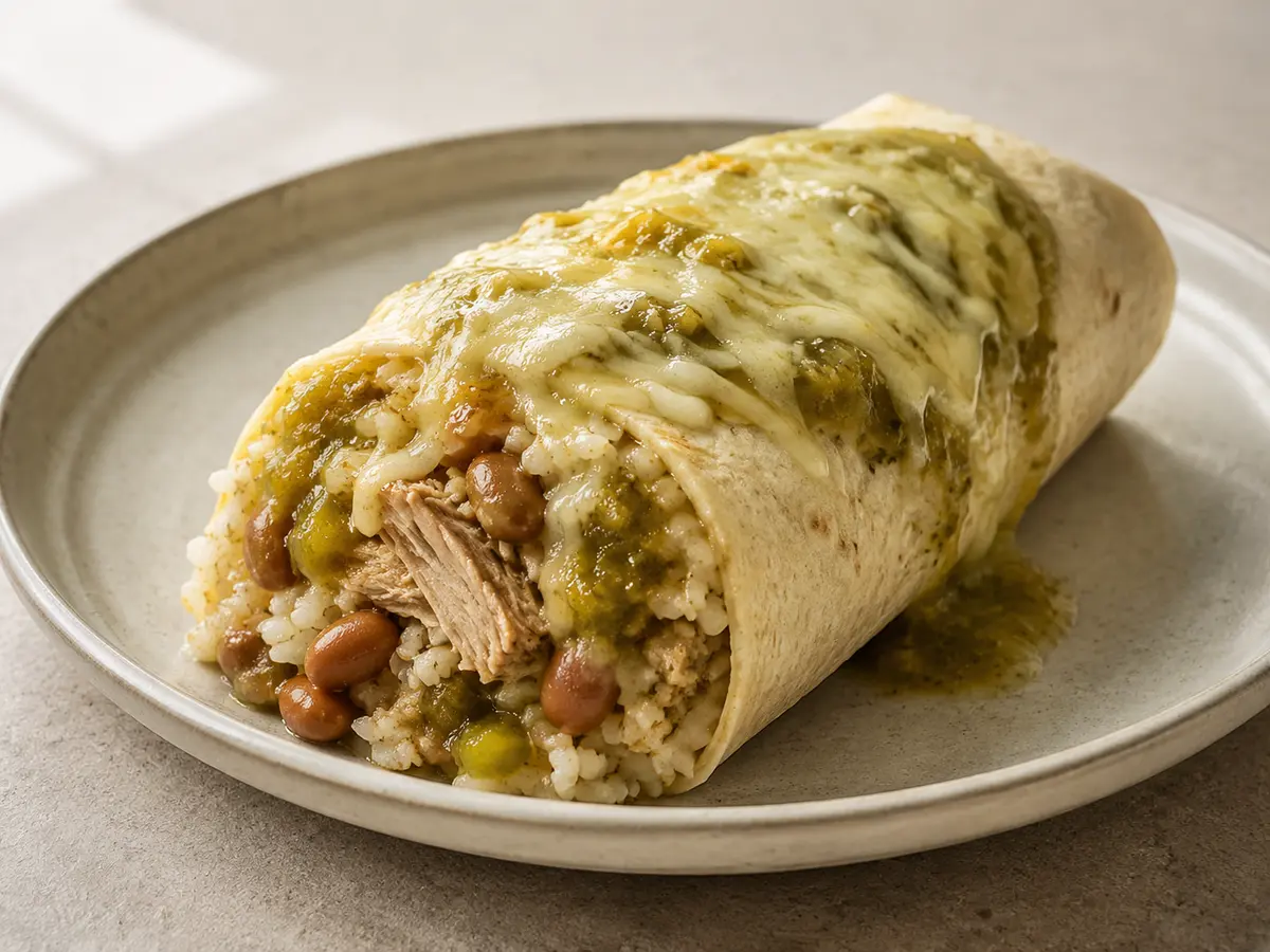 Pork Green Chile Burritos recipe