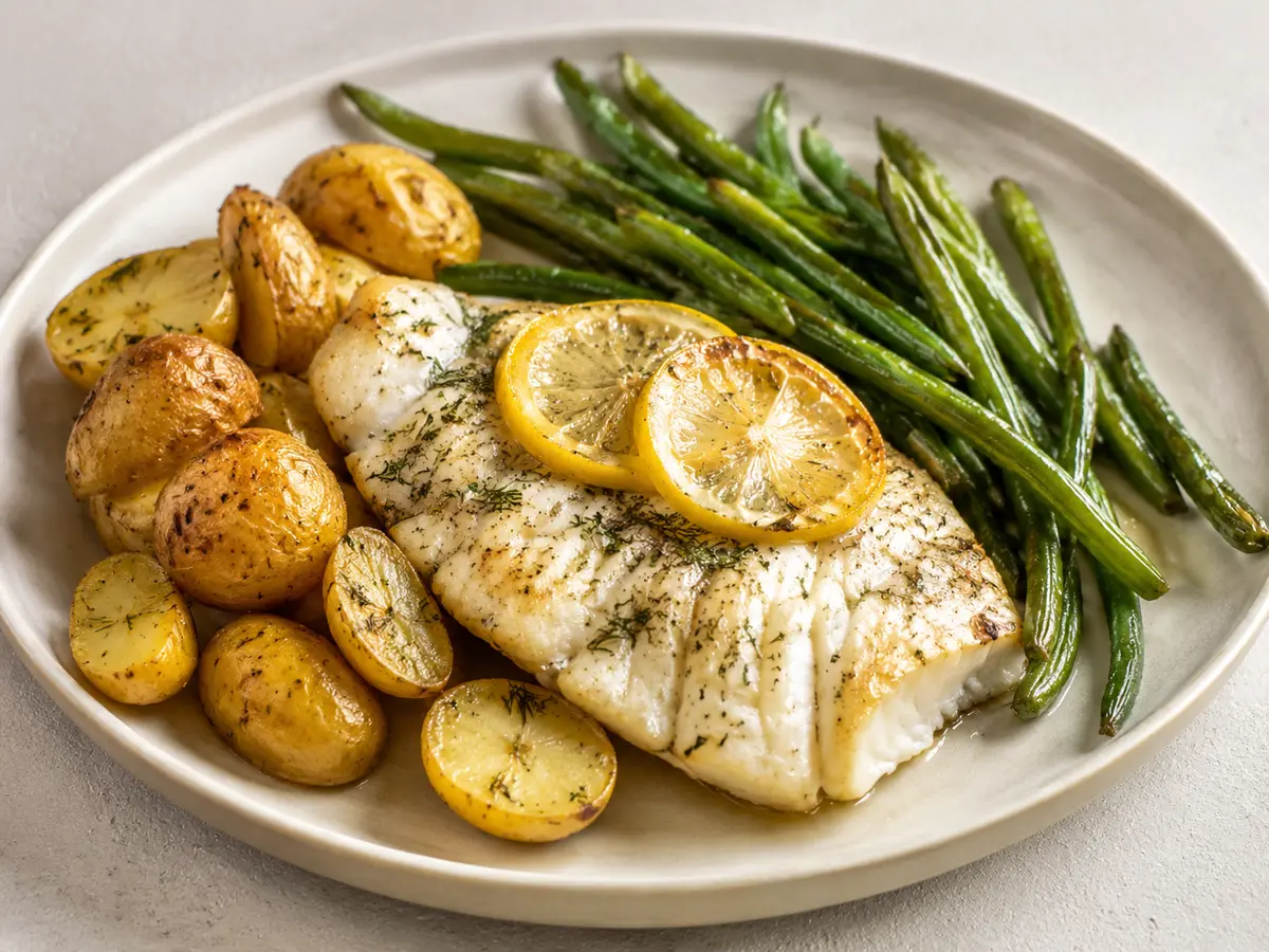 Sheet Pan Lemon Dill Cod recipe