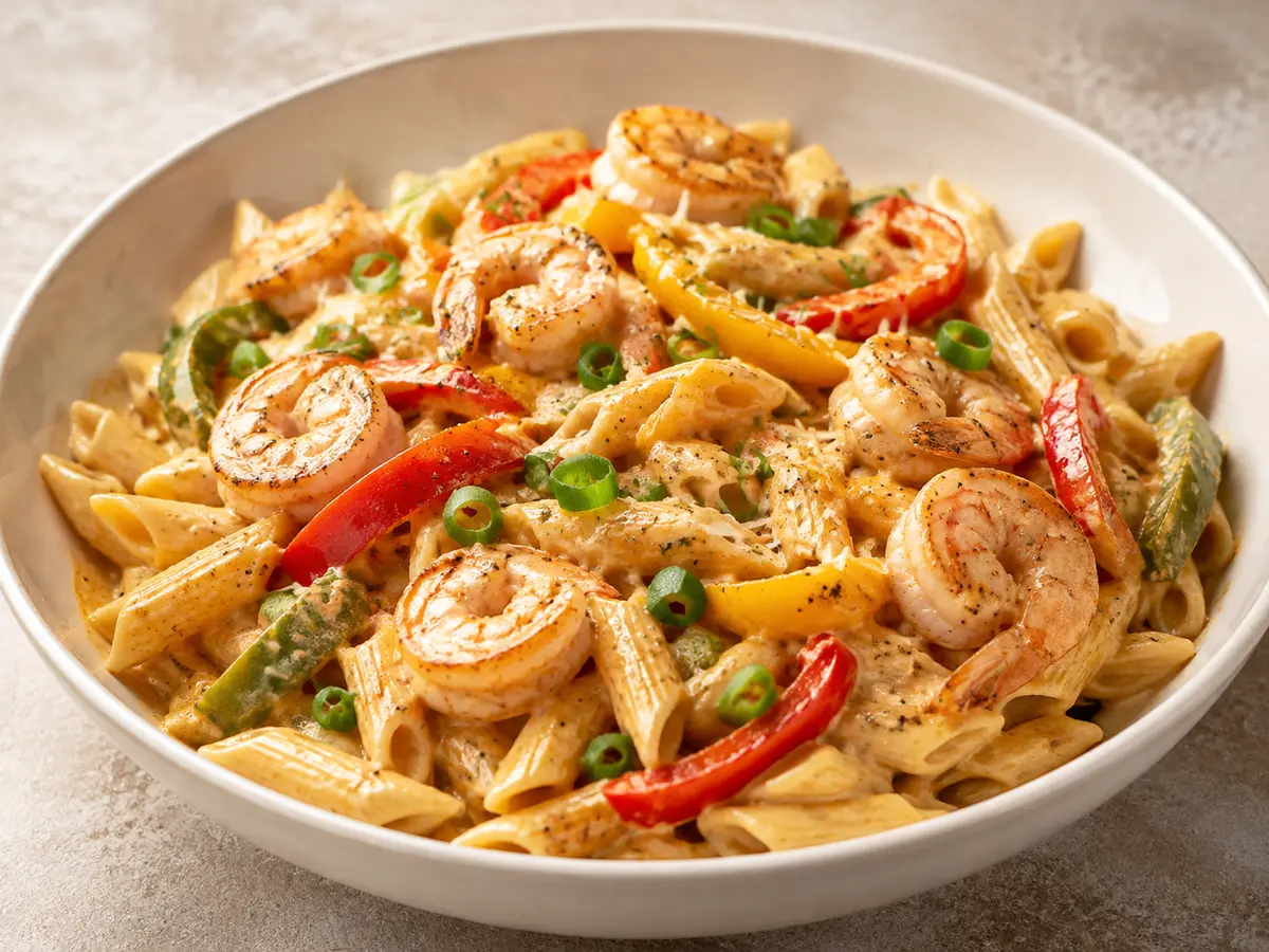 Shrimp Rasta Pasta recipe