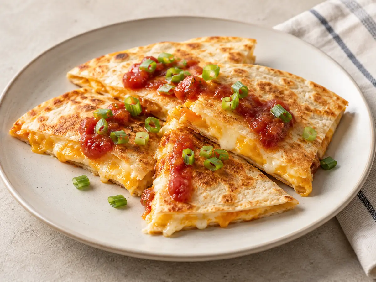 Cheese Quesadilla Wedges recipe