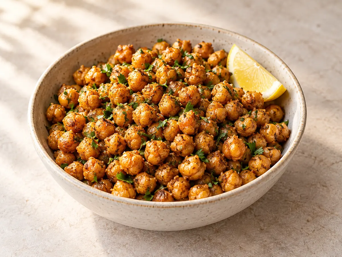 Crispy Spiced Chickpeas recipe