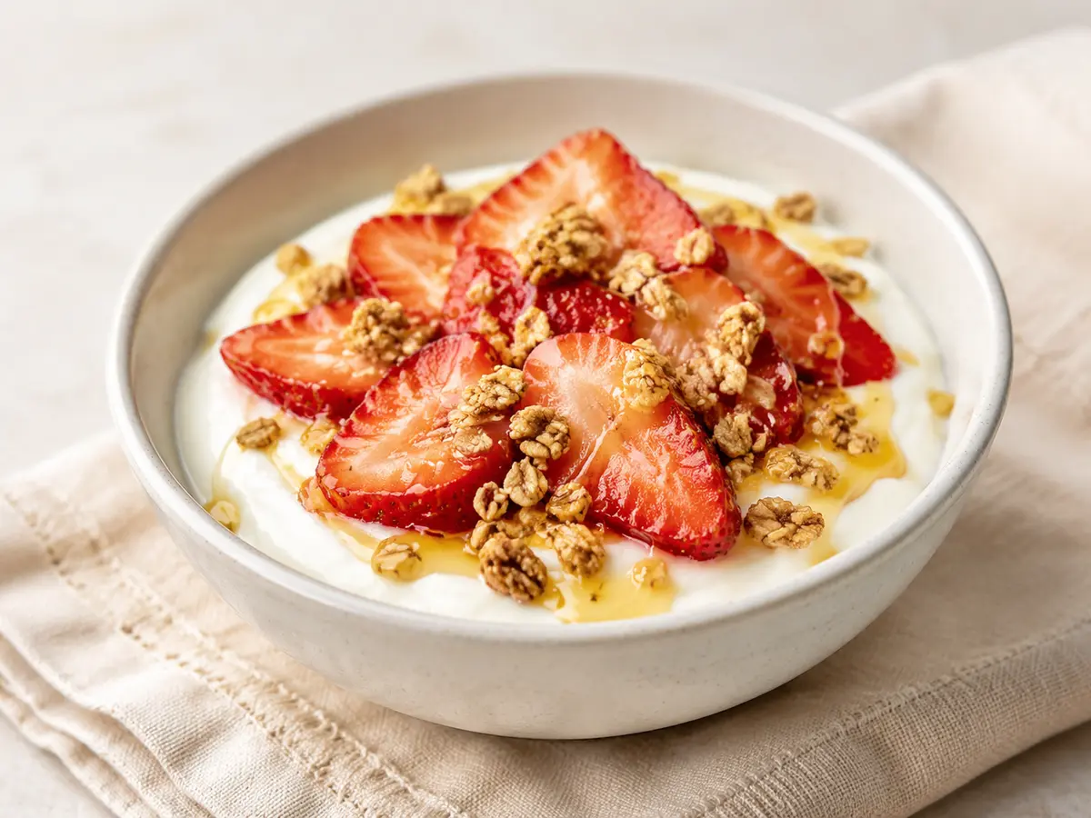 Greek Yogurt Berry Crunch Cups recipe