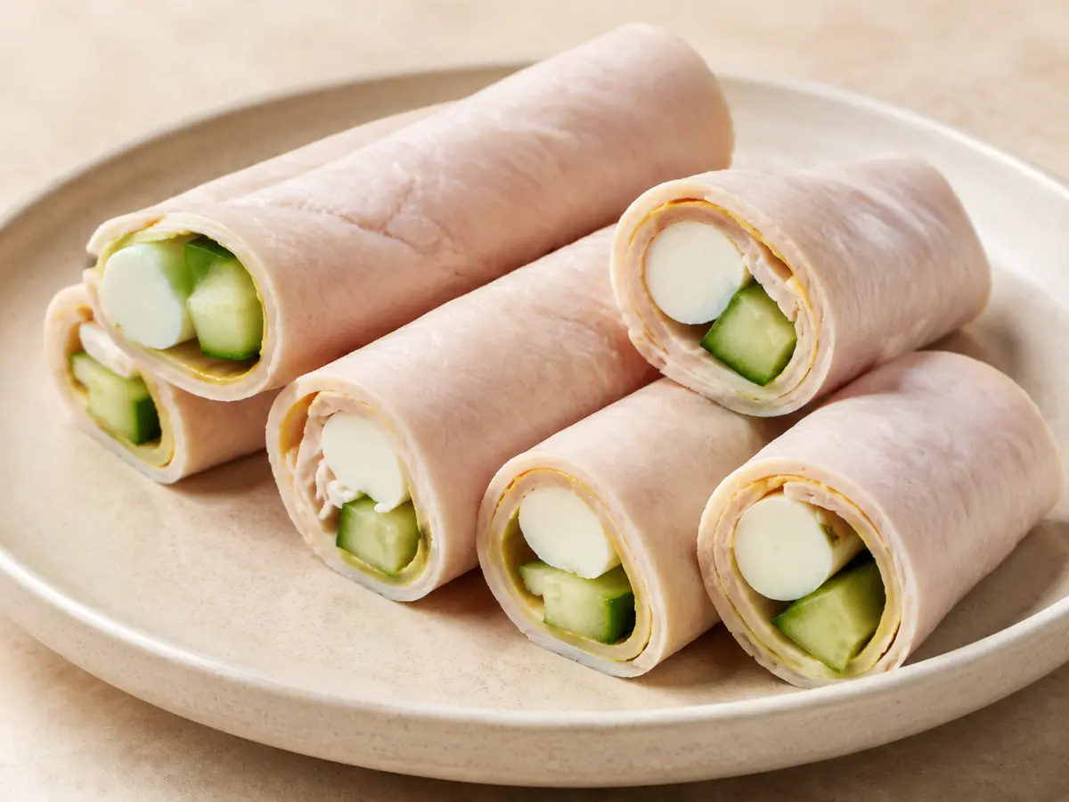 Turkey Cheese Roll-Ups recipe