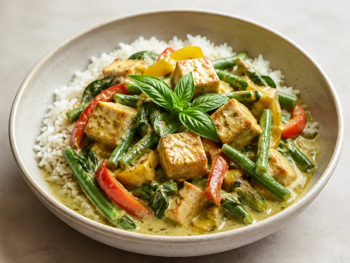 Thai Green Curry Tofu recipe