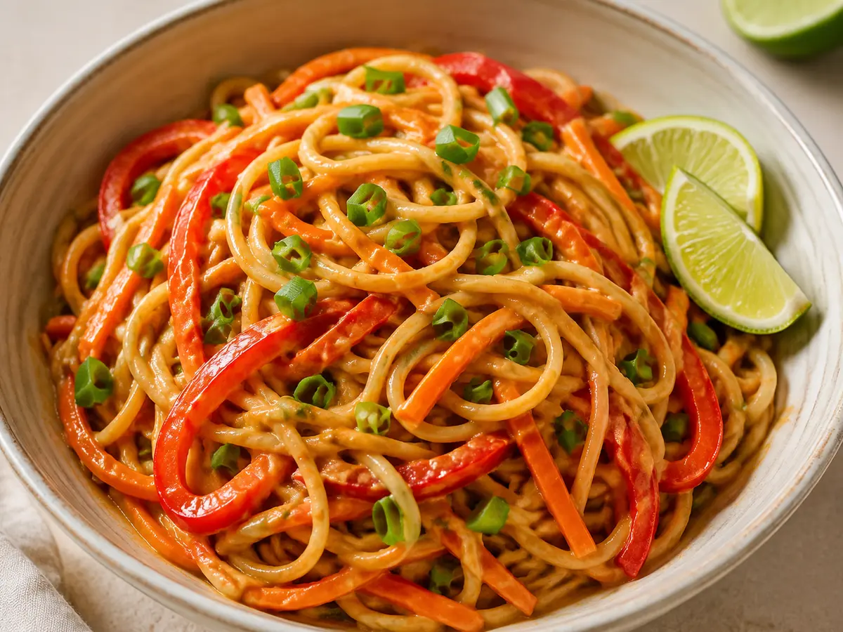 Thai Peanut Noodles recipe