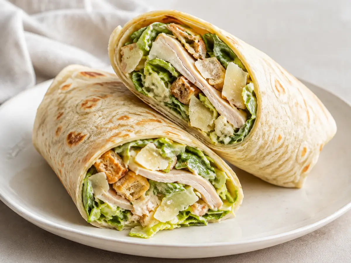 Turkey Caesar Wraps recipe