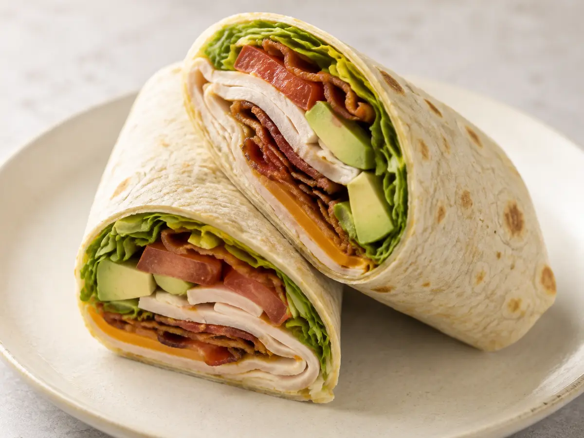 Turkey Club Wraps recipe