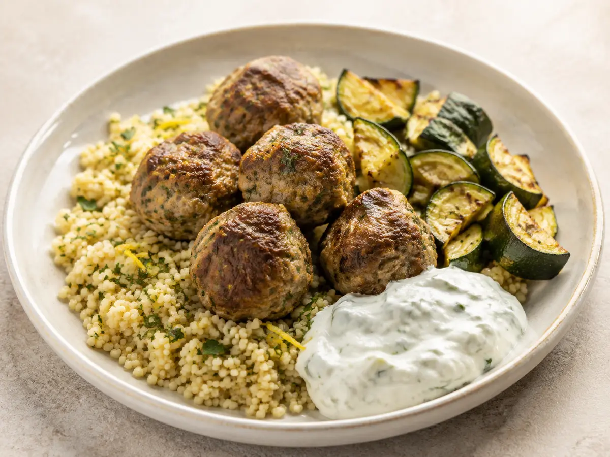 Turkey Mediterranean Meatballs recipe
