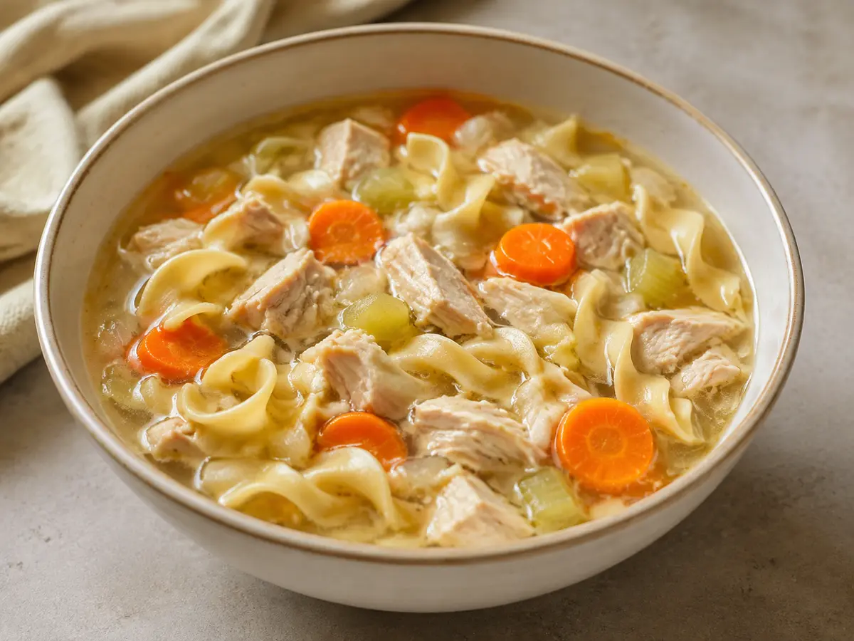 Turkey Noodle Soup recipe