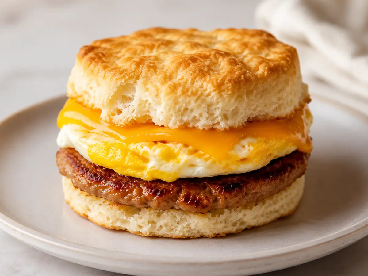 Turkey Sausage Breakfast Biscuits recipe